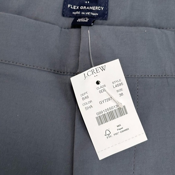 Men's J. Crew Golf  38 Large Chino Khakis Shorts Gray Flex Gramercy Stretch NWT - Picture 7 of 9